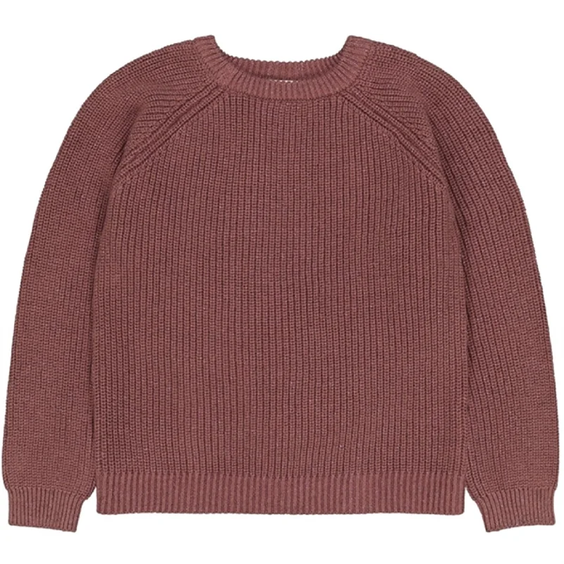 The New Rose Brown Heather Glitter Pullover