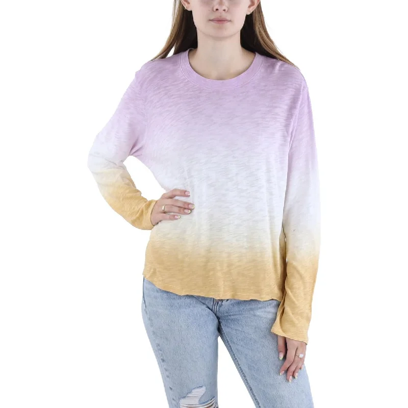 ATM Womens Tee Multi Color Pullover Top