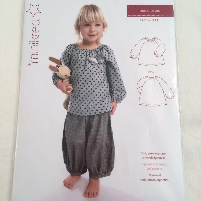 Tunic Top - Minikrea - Pattern - 6mo-3years