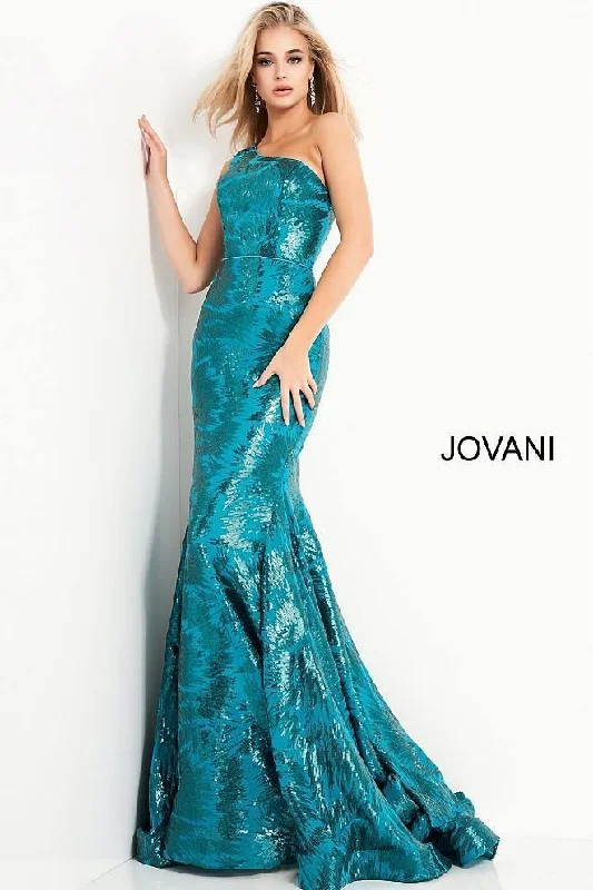 Jovani 1845 Prom Long One Shoulder Prom Dress Sale