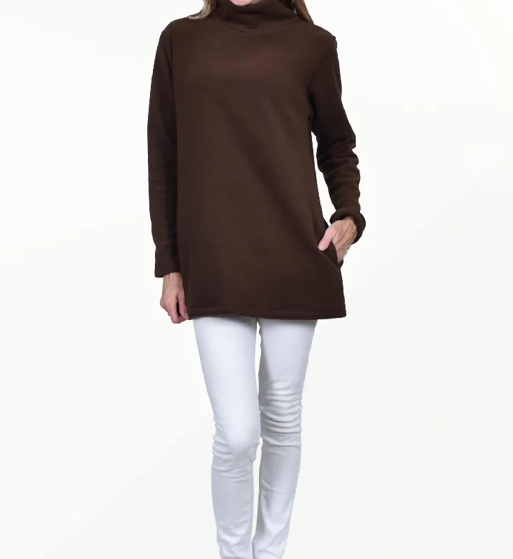 Nantucket Fleece Tunic In Java