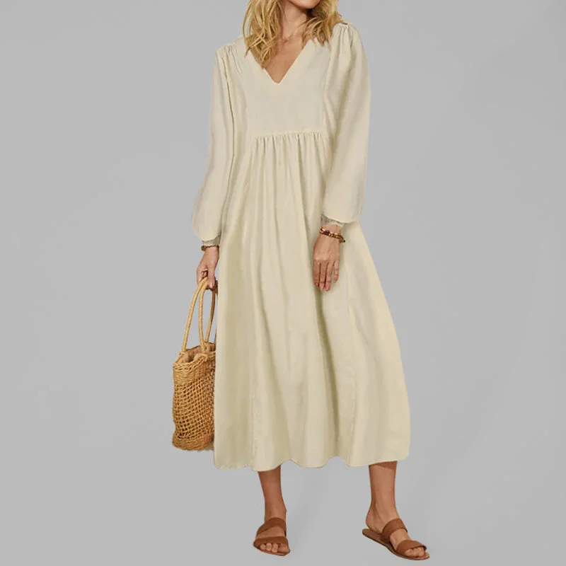 Fall/Winter Cotton Oversized Tunic Dress