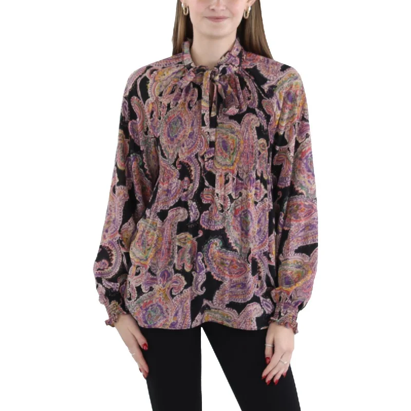 Womens Printed Boho Tunic Top