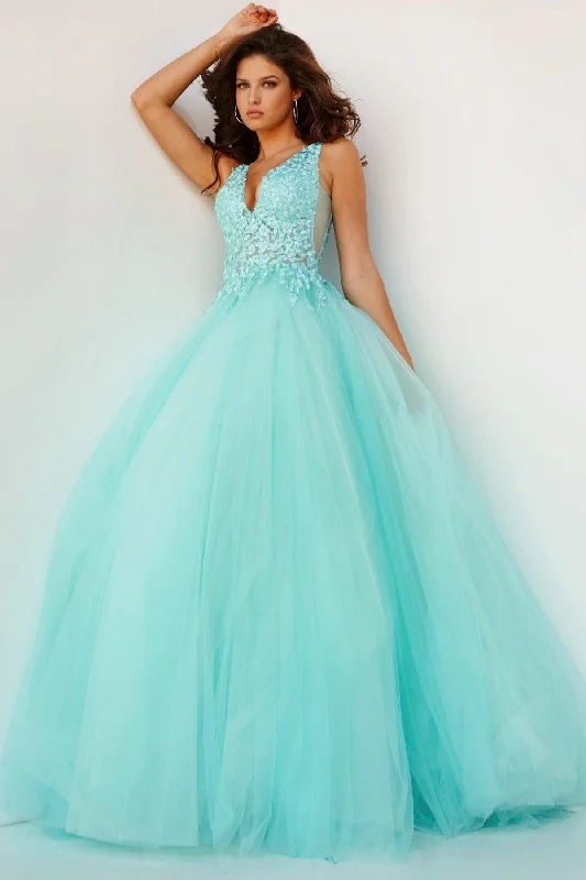 Jovani 08572 Prom Long Sleeveless Ball Gown