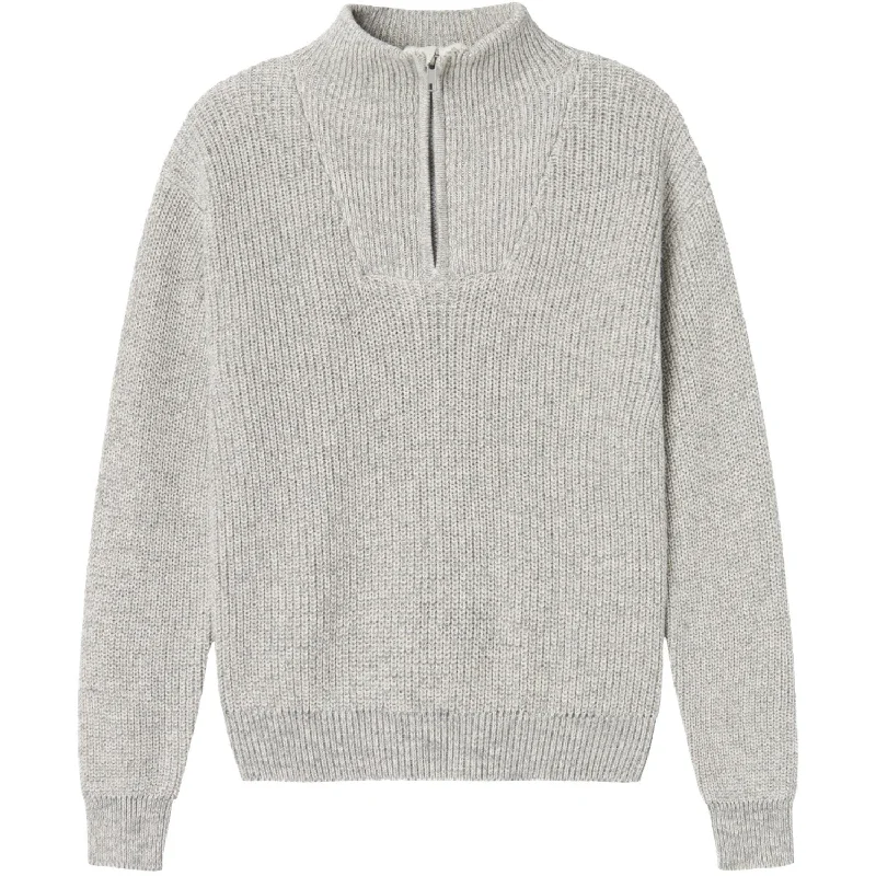 Name It Grey Melange Safalle Knit Pullover