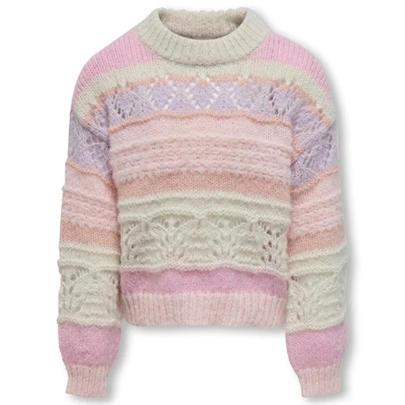 Kids ONLY Lavender Fog Gadina Life Pullover Knit