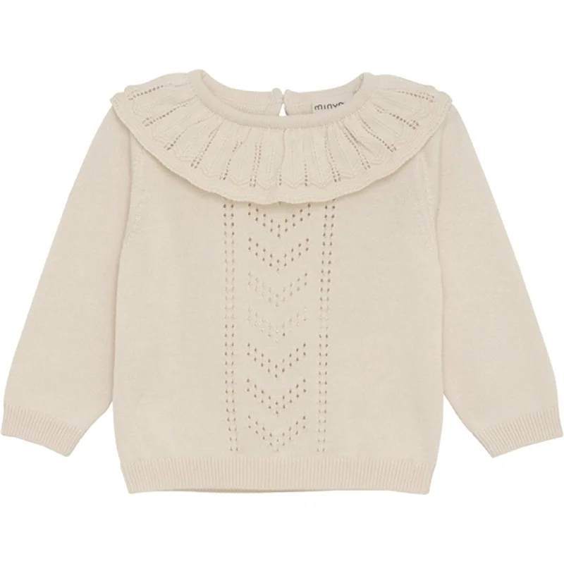 Minymo Eggnog Pullover Strik