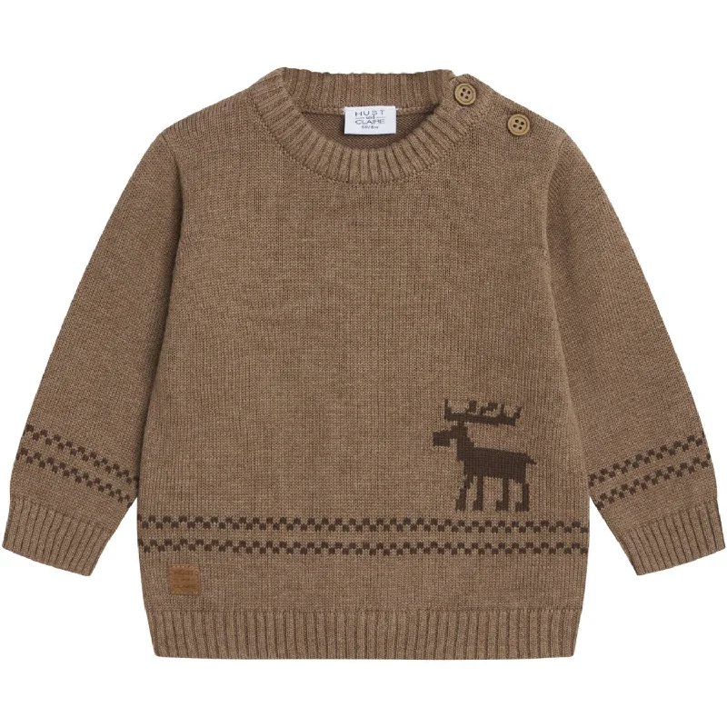 Hust & Claire Coffee Melange Pilou Pullover