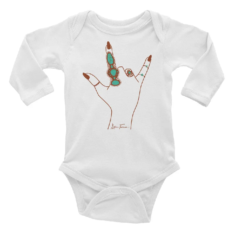 Love Language Long Sleeve Onesie