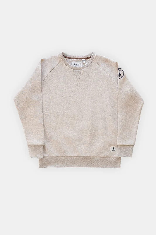 Alayah Heather Oatmeal Sweatshirt