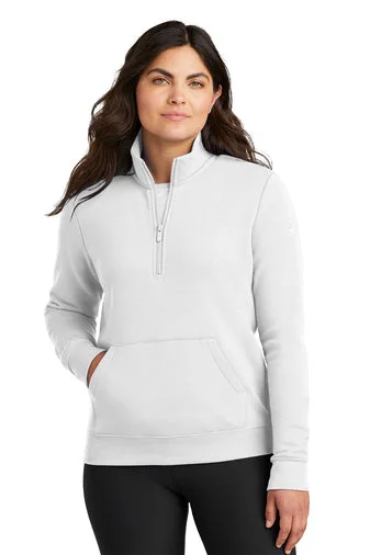 Nike Ladies Club Fleece Sleeve Swoosh 1/2-Zip