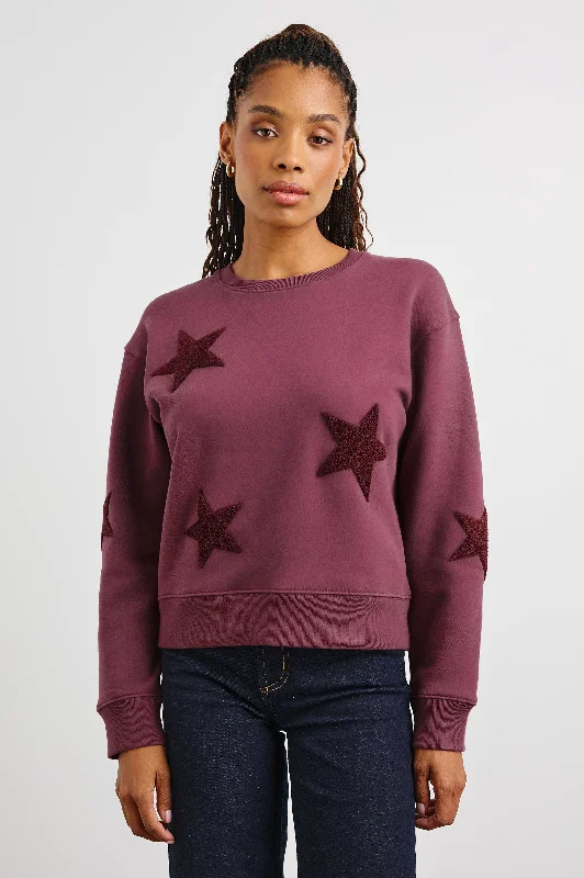 SONIA SWEATSHIRT - BURGUNDY