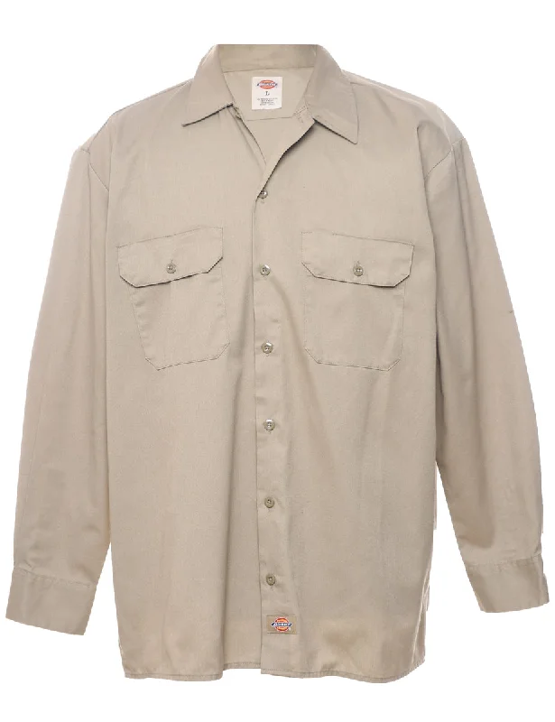 Dickies Beige Workwear Shirt - L