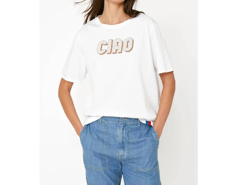 The Modern Ciao Shirt In White