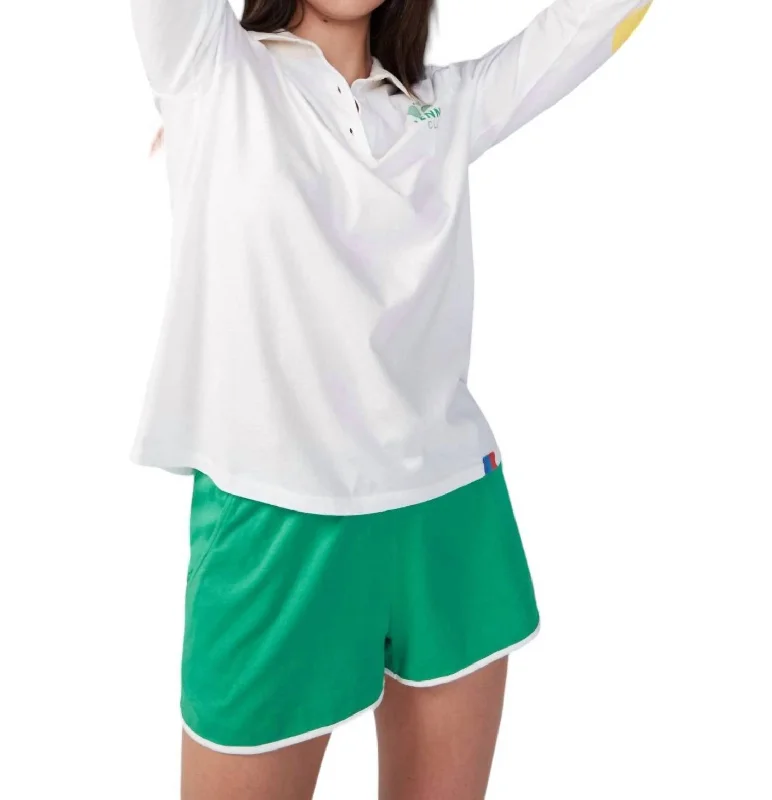 The Rugby Tennis Shirt In White