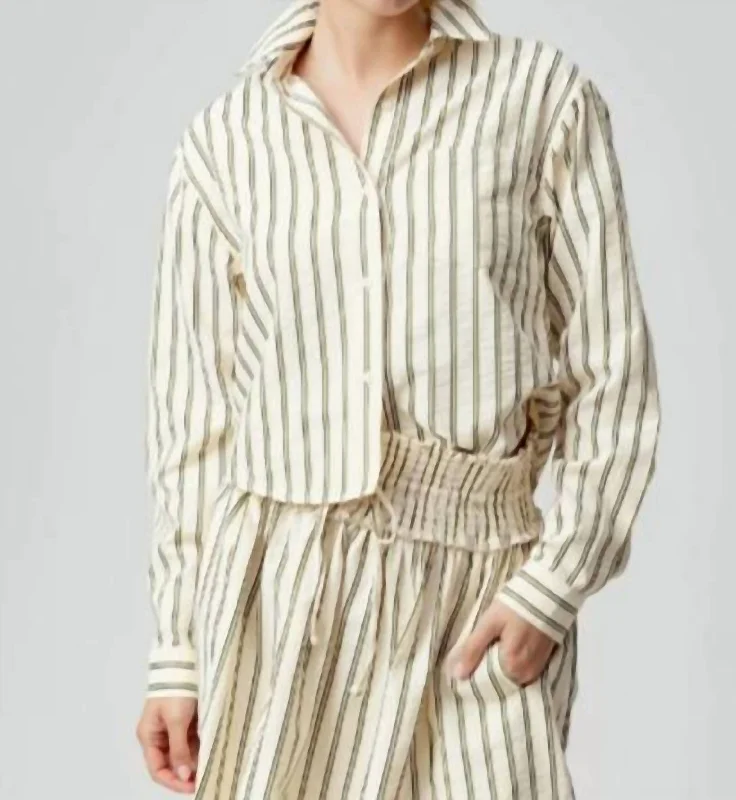 Vada Shirt In Faro Stripe