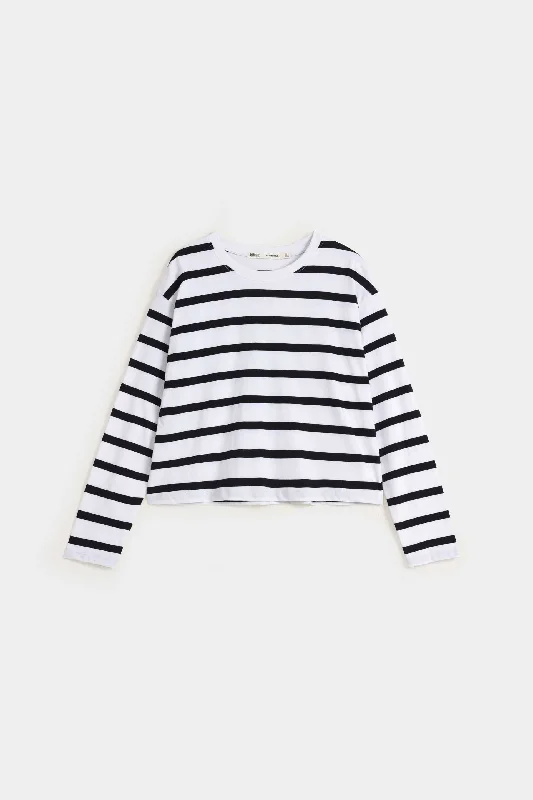 Cropped Striped T-shirt