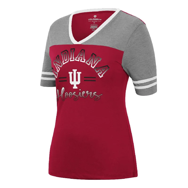 Ladies Indiana Hoosiers There You Are T-Shirt