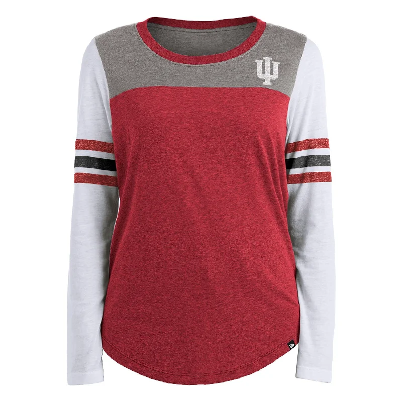 Ladies Indiana Hoosiers Script Tri-Blend T-Shirt