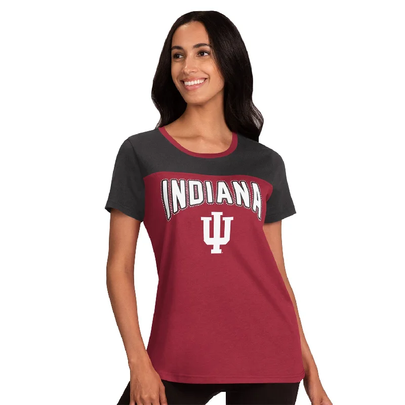 Ladies Indiana Hoosiers Box Score Short Sleeve