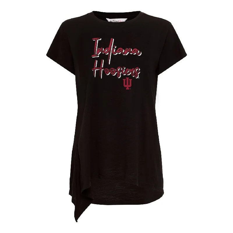 Ladies Indiana Hoosiers Sophie Side Short Sleeve