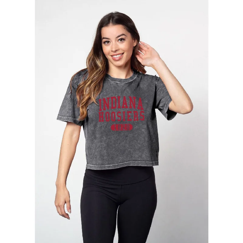 Ladies Indiana Hoosiers Word of Mouth Short Sleeve