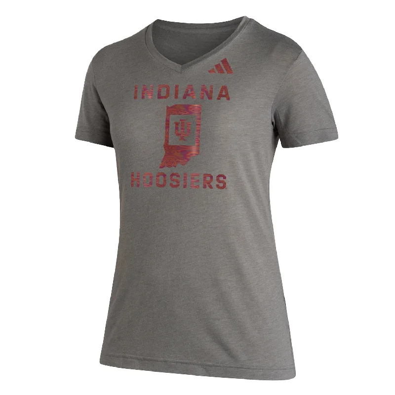 Ladies Indiana Hoosiers Adidas Vault State Hoosiers T-Shirt