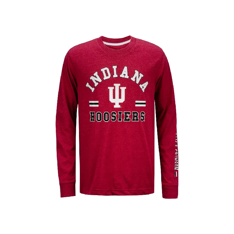 Youth Indiana Hoosiers Roof Tops Long Sleeve Shirt