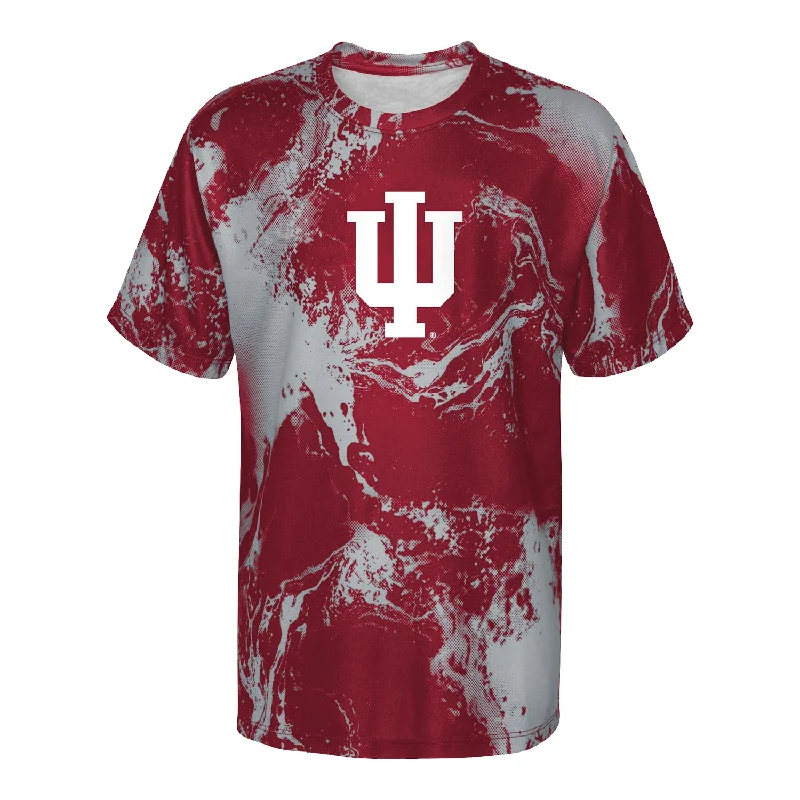 Youth Indiana Hoosiers In the Mix Crimson T-Shirt