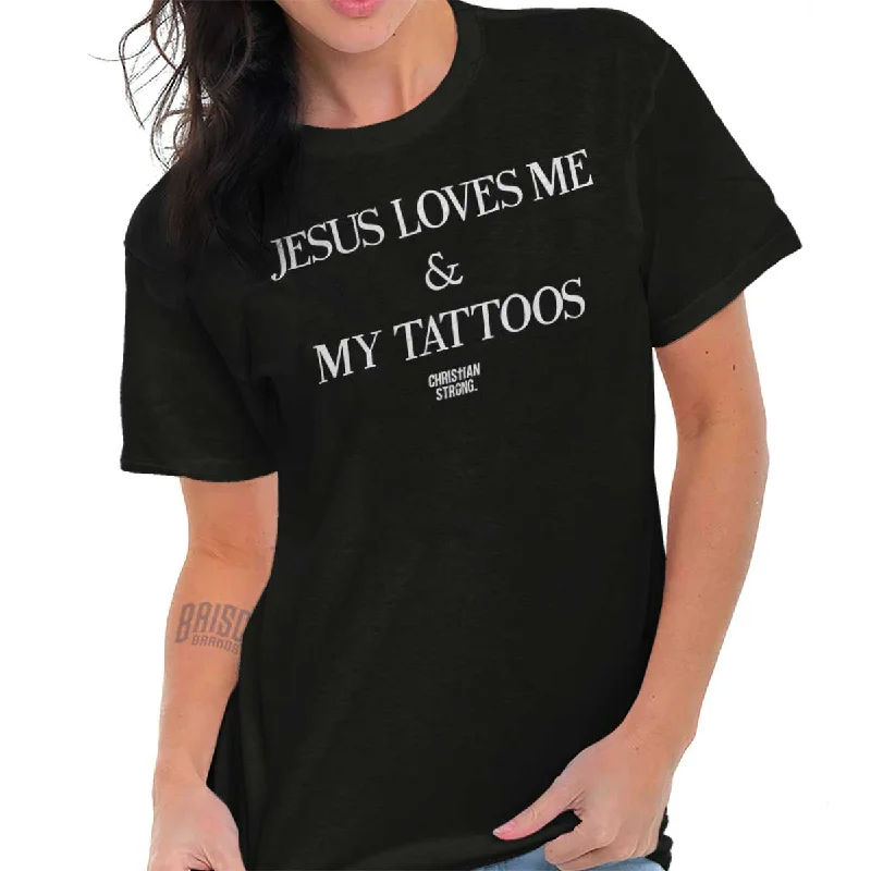 Jesus Loves My Tattoo T Shirt