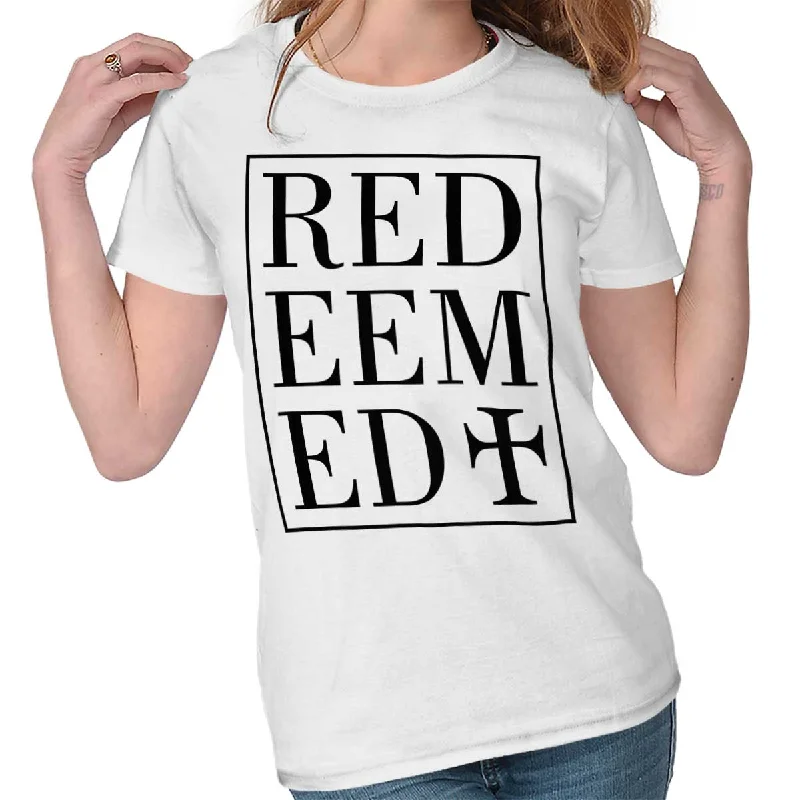 Redeemed Ladies T Shirt