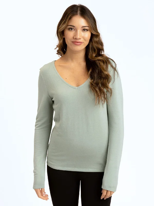 Lorelai Feather Fleece Top