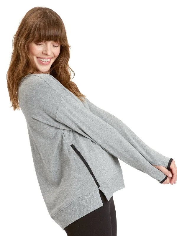 Mallorie Feather Fleece Pullover