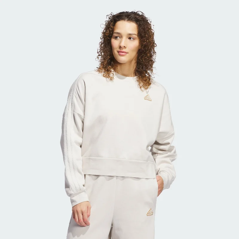 Women's adidas Coze 3-Stripes Crew Sweatshirt