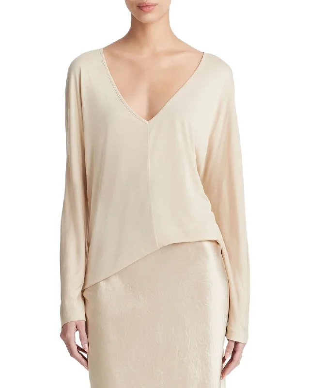 Vince Relaxed V-Neck Top