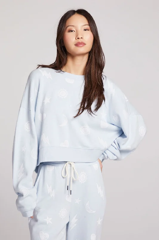 Allover Dream Sky Pullover