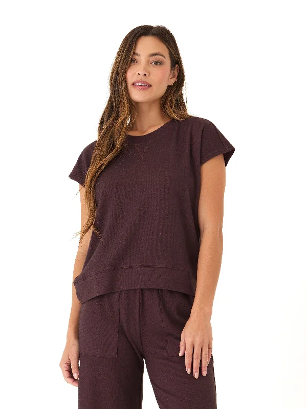 Misha Dream Fleece Short Sleeve Pullover